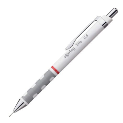 Ołówek automatyczny rOtring Tikky, 0.5mm, White
